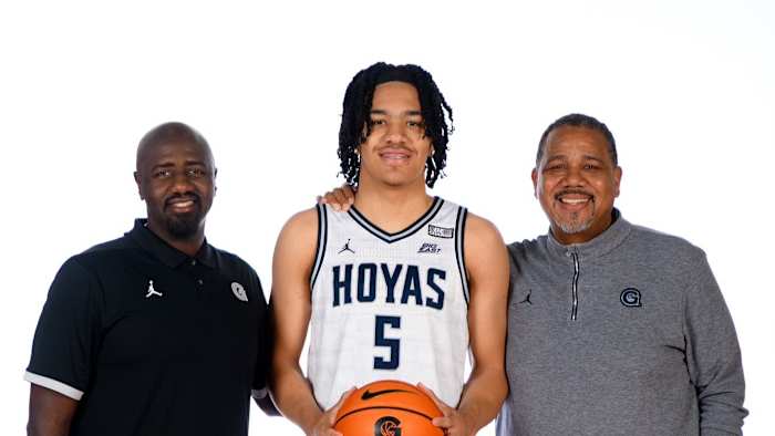 Four-star wing Caleb Williams announces his commitment to the Georgetown men's basketball program.